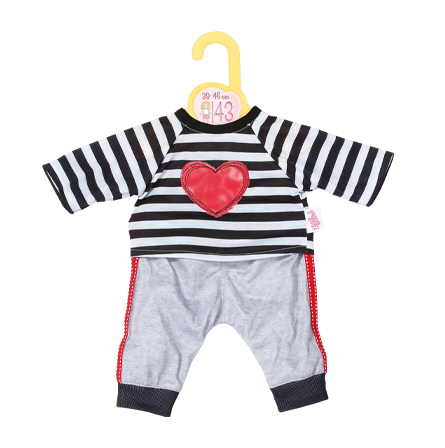 Dolly Moda Sport-Outfit Pink Puppenkleidung Zapf Creation 870044 39-46 cm 